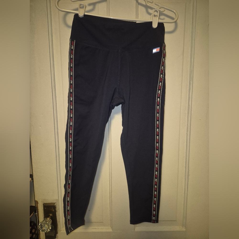 NWT Tommy Hilfiger High Rise Micro Tape Leggings Jersey Small
